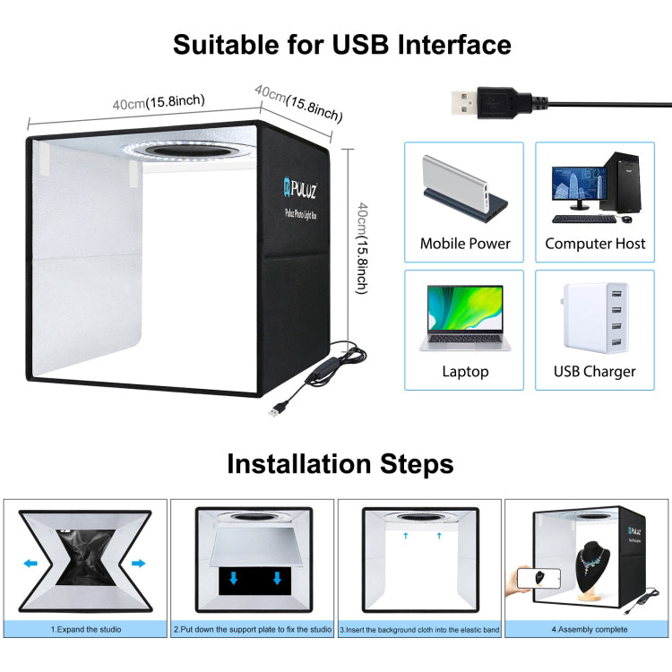 PULUZ LIGHT BOX 40CM