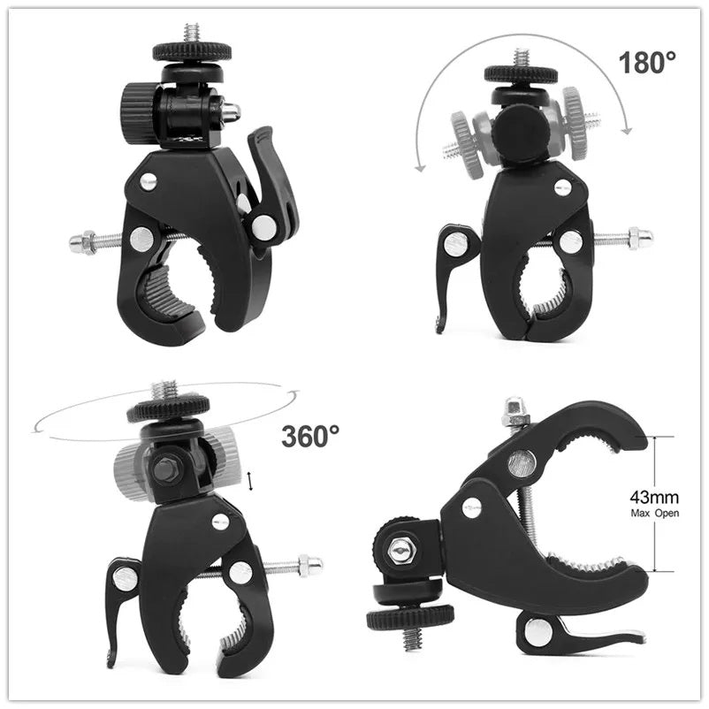 CAMERA HANDLEBAR CLAMP BRACKET