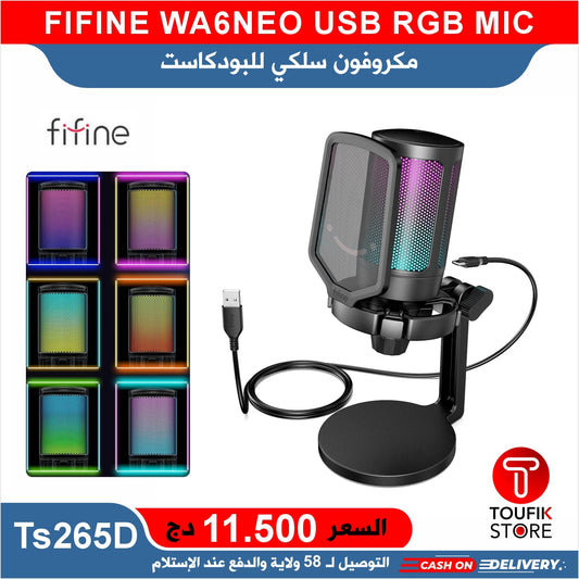 FIFINE WA6NEO USB RGB MIC