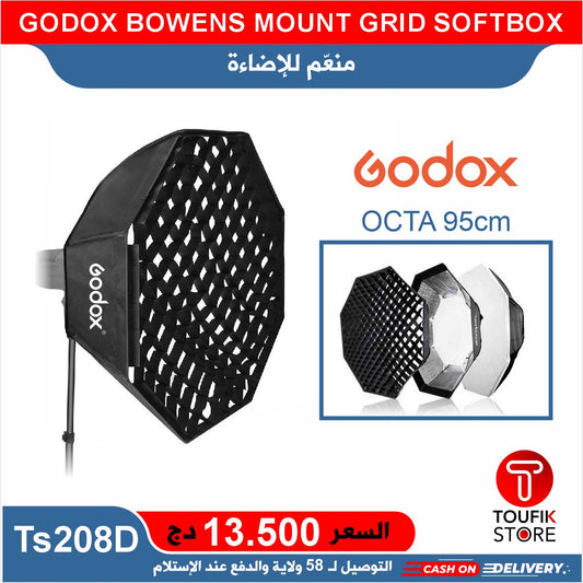 GODOX BOWENS MOUNT GRID SOFTBOX OCTA 95CM