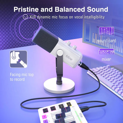 FIFINE AM8T DYNAMIC MIC KIT