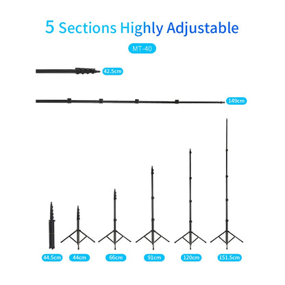 Jmary MT-40 Portable Tripod & Selfie Stick