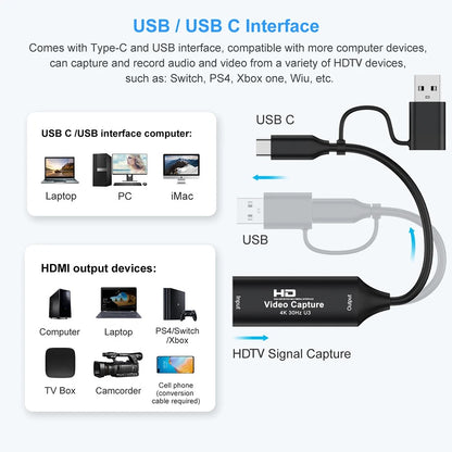 HDMI VIDEO CAPTURE 4K 30HZ