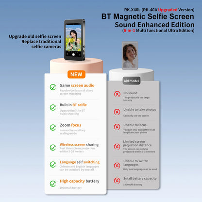 X40L Magnetic Phone Selfie Screen