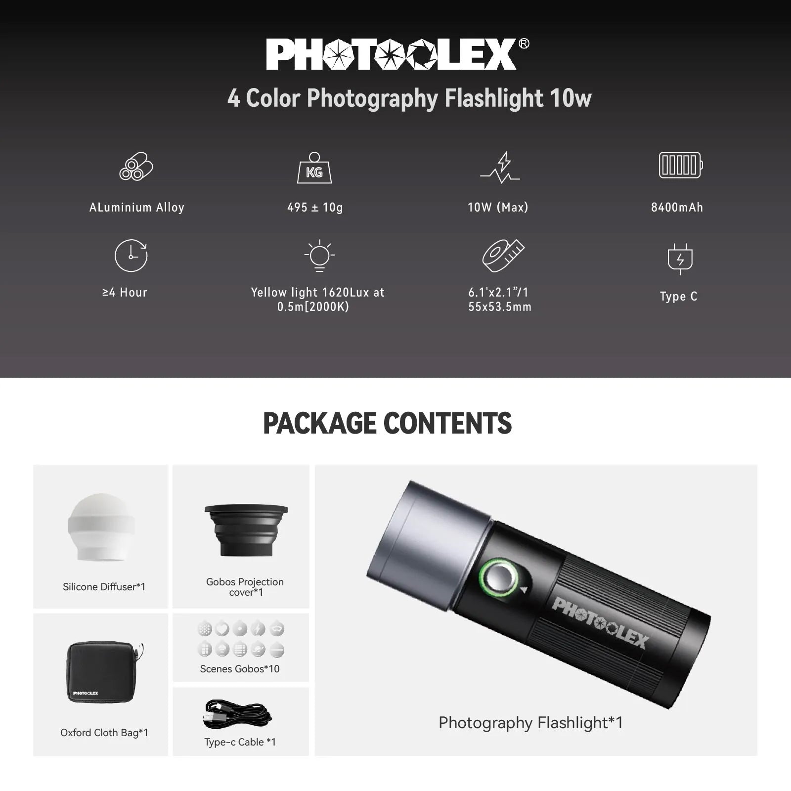 PHOTOOLEX PORTABLE ZOOMLIGHT