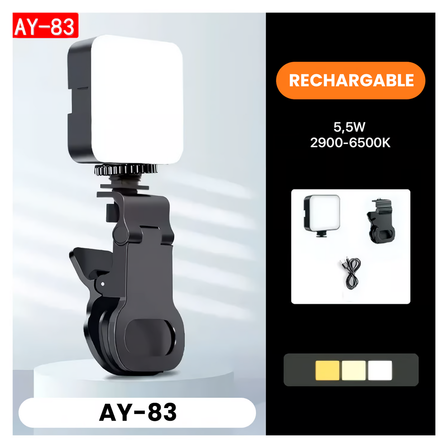 LED POCKET VIDEO LIGHT AY 83